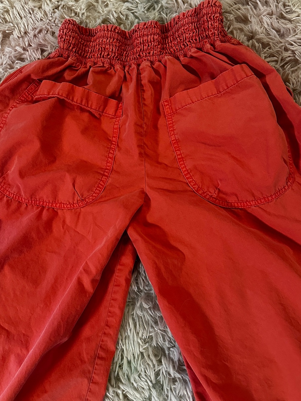 Anthropologie Ruched Hem Poplin Parachute Pants Size Small - Picture 7 of 11